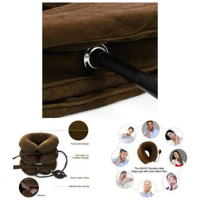 Cervical Neck Traction Device Inflatable Neck Stretcher, Chronic Neck And Shoulder Traction Spine Alignment