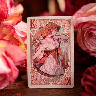 Vintage Style Deity Prayer Playing Cards, Entertainment, Rummy, Relaxation, Gathering, Game, Stress Relief, Intellectual, Collectible Card