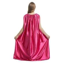 Gown, Spa Fumigation Bath Robe, Sauna Steam Home Fumigation Bathrobe, Sleeveless Sweat Steamer Cape red - inicial - Ver 4