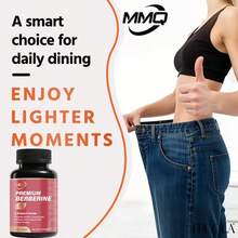 MMQ Complejo avanzado de berberina: salud digestiva, circulatoria y de la insulina | Energía y figura saludable | Mezcla botánica con canela y pimienta negra | Alta concentración, 60 cápsulas - Otros - Ver 3