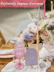 Vintage Embossed Reusable Plastic Glasses, Durable Cups, Juice Cups, Reusable Clear Plastic Champagne Flutes, Shatterproof Clear Plastic Champagne Glasses, Suitable For Outdoor Celebrations. Plastic Champagne Flutes, Juice Cups. Suitable For Christmas As Well As Event And Party Supplies For Parties And Weddings. - Multicolor - View 4