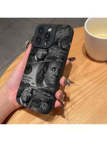 Funda para iPhone con diseño de dinero, cubierta protectora a prueba de golpes y resistente a caídas para teléfonos móviles - Multicolor - Ver 2