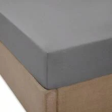 - Sbana Bajera Ajustable de percal Gris Oscuro - Individual + Gris Oscuro - Ver 5