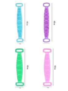 مستلزمات منزلية، 1 منشفة استحمام قابلة للسحب، تصميم أزياء إبداعي، مصنوعة من مادة سيليكون عالية الجودة، مناسبة للاستخدام في جميع الفصول، مناسبة للرجال والنساء، ضروريات يومية