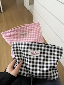 MEYOU FAIRY AGG 女用小清新尺寸化妝包，內袋，便攜旅行盥洗包，手提包，多功能護膚品收納包，女性衛生棉收納包，送給媽媽或女友的禮物，學生鉛筆盒 - 彩色 - 查看 5