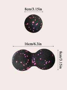 2pcs/Set Peanut Massage Ball, High Density Lightweight Fitness Ball, EPP Yoga Relaxation Ball, Body Exercise Yoga Ball, Peanut Shaped Massage Roller