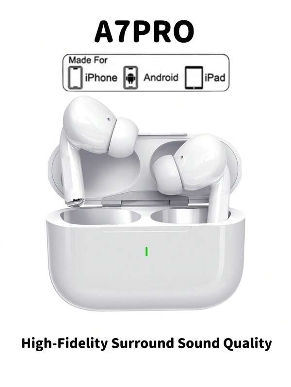 Auriculares inalámbricos Bluetooth, Auriculares inalámbricos, Auriculares inalámbricos / Compatibles con Apple, Android y otros productos inteligentes / Equipados con función de cancelación de ruido / Auriculares adecuados para música, juegos y deportes