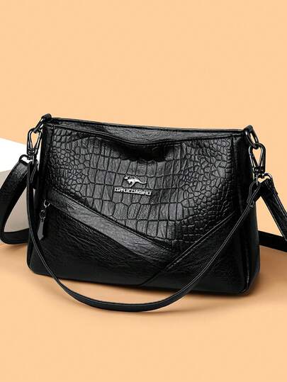 Designer Luxury Handbags 2025 New Vintage Soft Leather Tote Bags For Women Multi-Pocket Shoulder Messenger Bag High Quality