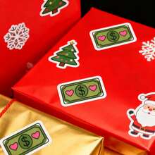 32/64/160Pcs Payday Planner Stickers, Money Savings Financial Planning, Finance Stickers, Pay Day Money Stickers, Funny Journal Stickers,School Supplies,Back To School,Valentines Day Sticker Self Adhesive Cute Watercolor Girly Sticker For Water Bottle Envelope Seal Card Gift Baby Shower Party Decor - Green - View 4