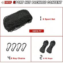 Baseball Softball Backstop, Sports Net, Sports Netting Barrier, Sports Netting Backyard, Twisted Knotted PE Net - 10x10ft - View 7