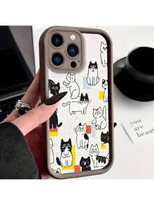Estuche de TPU hermoso, resistente a los impactos con cobertura completa de la lente para for  16 Plus - Multicolor - Ver 5