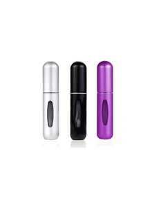 1 pieza/3 piezas/4 piezas Botella de perfume de viaje, Vaporizador recargable de 5ML para viaje, Botella de recarga de perfume de tamaño de viaje y dispensador de perfume de bolsillo, Botella de viaje y vaporizador atomizador para colonia y perfume, artículos esenciales de vacaciones, accesorios de viaje, cosas imprescindibles para viajar, accesorios de playa y vacaciones, útiles escolares de vuelta al colegio