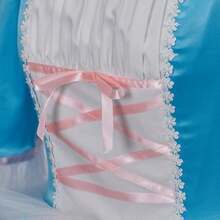Women's Suit For Erika Cosplay Adult Princess Dress Costume Full Set - Màu xanh lam - Xem 6