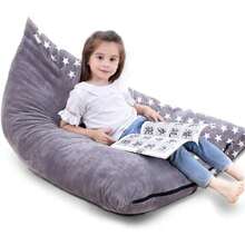 Stuffed Animal Storage Bean Bag Chair Cover | 53" Extra Large Beanbag For  And Adults, Plush Toys Holder And Organizer For Boys And Girls | Premium Velvet - Soft & Comfortabl (Stars Style),27420390