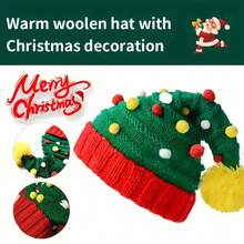 1pc Christmas Hats Funny Hats Xmas Holiday Party Costume Favors Gifts Accessories For Adults For Both Men And Women's Christmas And New Year Celebrations, Holiday Accessories, Christmas Hat, Holiday Headwear, Joke Design, Durable Headwear, Christmas Hat, Christmas Hat, Christmas Hat