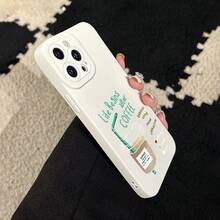 Patrón de café blanco antiguo con diseño creativo, funda de teléfono personalizada elegante y sencilla, protección a prueba de golpes y anticaídas, resistente a las manchas y duradera, adecuada para  17/17 Pro/17 Pro Max/17 Air/ 16/16 Pro/16 Pro Max/16 Plus/ 15/15 Pro Max/15 Pro/15 Plus/ 14/14 Pro/14 Plus/14 Pro Max/ 13/13 Pro/13 Pro Max/12/12 Pro/12 Pro Max/11/11 Pro/11 Pro Max/XR/X/XS/XS Max. Es el regalo de cumpleaños perfecto para novias, novios, esposos, esposas, amigos o para uno mismo, innovador y a la moda, adecuado tanto para hombres como para mujeres. - Blanco 1705 - Ver 5