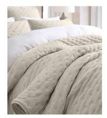 Quilted Bedspread + 2 Pillowcases, Printed For Spring, Summer, Autumn And Winter. 100% Microfiber, 150 X 150 Cm. - Beige - View 2