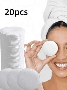 160 Count, Pads For Face, Soft, Lint-Free, Super Absorbent Makeup Remover Pads For All Skin Types, Used For Removing Makeup, Applying Toners, Facial Cleansing, Nail Care