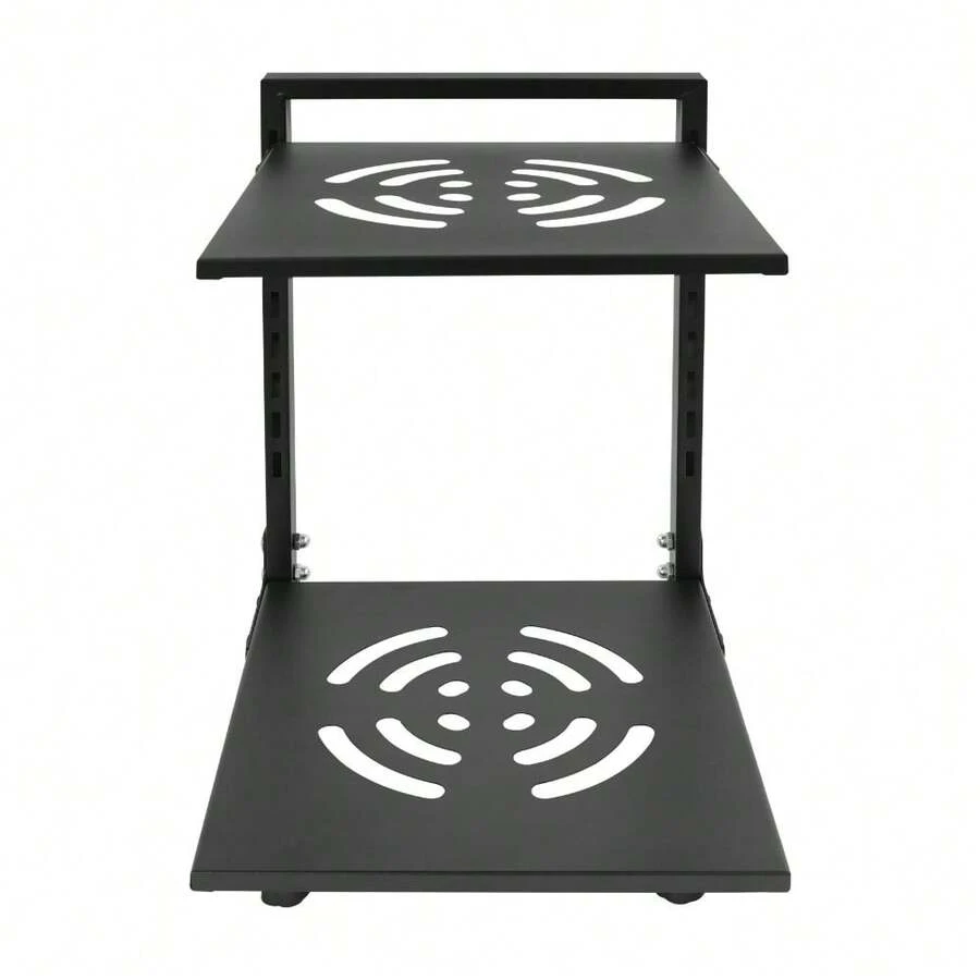 Multi-Functional Pot Stand Adjustable Height Configuration And Non-Slip Feet For Various Countertop Surfaces - Black - View 1