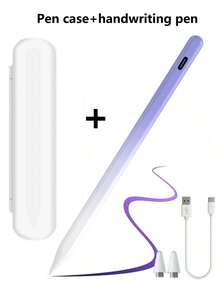 1pc Metal Stylus Pen, Magnetic, Gradient Color, Compatible With IPad 2018-2024, Magnetic Stylus Supports All Smartphones/Tablets/Apple IPad 10th, Palm Rejection, Tilt Sensitivity, Fast Charging Compatible With Apple IPad Pro 11/12.9", IPad Mini 5/6/Air3/4/5, IPad 6/7/8/9/10 [Gradient Color]