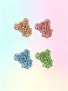 1个婴儿硅胶软毛洗发刷：温和清洁头皮，告别宝宝洗头时的哭闹，新生儿沐浴按摩好帮手 - 彩色 - 查看 1