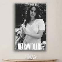 Framed   Canvas Poster Pinterest, , Song, Y2K, Vintage, Music, Concert, Album, Lana, Country, Singer, Ultraviolence, Pop Christmas Wall Art - Đóng khung - Xem 5