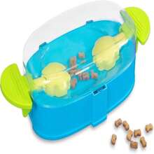 Outward Hound Nina Ottosson Paw N' Play Interactive Dog Treat Puzzle, Level 2 Intermediate Dog Enrichment Dog Toy, Blue, Small - MàuH - Xem 1