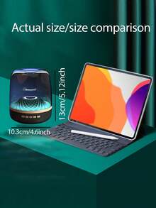 Waterproof Bluetooth Speaker With RGB Lights, IPX7 Rating, Portable Wireless, TWS Stereo Sound, 360° Surround, Long Battery Life - Ideal For Shower, Party, Outdoor, Travel, And Holiday Gifts (Veterans Day, Thanksgiving, Christmas)​ - 黑色 - 查看 7