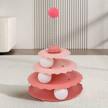 1 件自娱猫转盘球，小型猫咪解闷玩具，宠物用品猫玩具