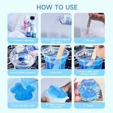 18pcs/Set Transparently Taba Squishy Kit,Make Your Own Squishies With 100ml 1:1 AB Liquid Silicone,Making Cat's Claws, For Super Soft DIY Squishy Making,Perfect For Beginner Squishy Makers,Jewelry Casting Tools