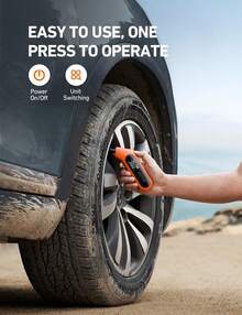 AstroAI Medidor de Presión Llantas 300PSI Neumáticos Moto Bicicleta Coche (color naranja) - 1 - Ver 9