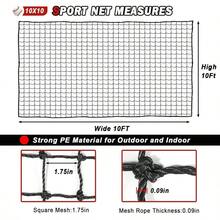Baseball Softball Backstop, Sports Net, Sports Netting Barrier, Sports Netting Backyard, Twisted Knotted PE Net - 10x10ft - View 3
