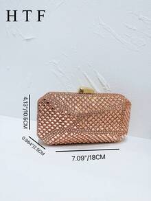 Rhinestone Clutches Luxury Diamond Wedding Purse Crystal Dinner Handbags Designer Party Bags Women's Party Dinner Bag Sparkling Cloud Shiny Diamond Bags