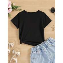 Young Girls T-Shirts - nero - Visualizzare 3