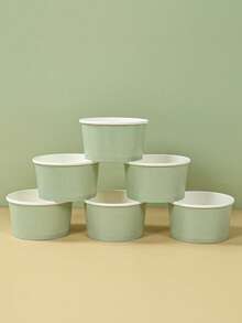 10个灰绿色一次性纸碗，冰淇淋碗，爆米花纸碗，糖果碗，一次性餐具，零食碗，一次性食品容器，饼干烘焙碗，春季派对用品，适用于各种食物，婚礼装饰，新娘送礼会回礼，生日派对装饰，婴儿性别揭晓派对用品，节日派对装饰，厨房用品，露营野餐配件，春季装饰品 - 灰綠色 - 查看 7