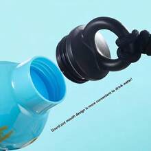 Uma Garrafa de Água com Capacidade Grande de 800ml com Formato de Cabaça, com Alça e Adesivos DIY - Garrafa de Cabaça à Prova de Vazamentos, Reutilizável, Design Chinês Retrô, Perfeita para Esportes, Viagens, Caminhadas, Ciclismo, Fitness, Atividades ao Ar Livre e Presentes de Feriado