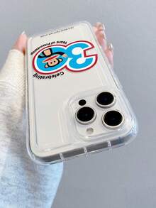 A Cartoon Animation Paul Frank Transparent Air Cushion Mobile Phone Case, Which Can Be Given As A Holiday Gift. It Is Suitable For Iphones. The New Model Is Suitable For IPhone13/14/15/16/17Pro Max Phones - Nhiều màu - Xem 4