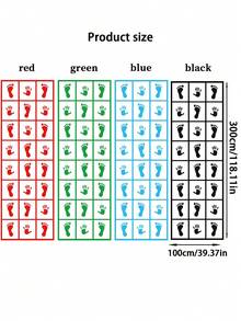 1pc 39.37 X 18.11 Inch Foldable & Washable Interactive Game Set, Portable & Easy To Carry, Suitable For Outdoor Adventure, Team Building, And Family Entertainment - Multicolor - View 3