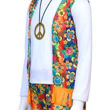 Hippie Retro Boys' Costume, Polyester Fiber Modern Dance Performance Outfit, Unique Special Purpose - Multicolor - View 7