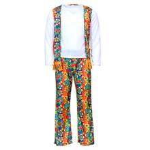 Hippie Retro Boys' Costume, Polyester Fiber Modern Dance Performance Outfit, Unique Special Purpose - Multicolor - View 10