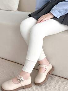 儿童加厚保暖内衬九分保暖打底裤，男女通用，秋冬季款