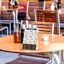 12pcs L-Shaped Acrylic Photo Frame Tilted Back Transparent Plastic Desktop Photo Frame, Clear Acrylic Stand For Desktop Display - Clear - View 6