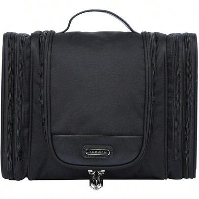 Large Travel Toiletry Bag For Men And Women Hanging Wash Bag Cosmetic Makeup Shaving Bag E5285 Black