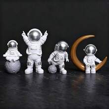 EstiloTendenciaAdornos De Astronauta Para Escritorio 4PCS, Figura Decorativa Astronautas Resina, Escultura Astronauta Exquisito, Cifras Espaciales, Estatua DcoracióN Para Hogar, Cuarto, Oficina Y Escritorio-AzulCalidad PremiumVersióN Mejorada - Pago - Ver 9