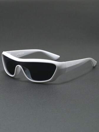 1 Pair Men's Retro Criss-Cross Frame Personalized Street Style Fashion Glasses, Suitable For Decoration, Casual Wear, Street Style, Party, Travel & Vacation, Making You The Street Style Focus