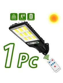 1/2/4/6/8pcs 8000W Solar LED Lights, Waterproof Outdoor Wall Lamp With Adjustable Motion Sensor And Remote Control - No Battery Needed, Suitable For Garden, House, Yard, Garage Lighting