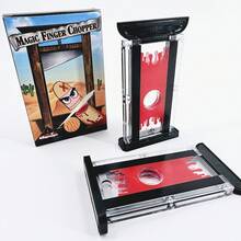 1pc Non-Harmful Magic Trick Prop, Close-Up Magic Finger Toy, Finger Guillotine Prank Toy, Scary Finger Cutting Trick, Magical Magic Toy - Multicolor - View 3