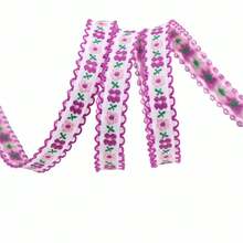 Chinese Style Floral Trim Ribbon, Vintage Embroidered Ribbon Variety, DIY Handmade Bow Hair Clip Clothing Accessories Ribbon