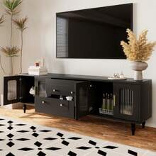Television Stands & Entertainment Centers - Black - View 4