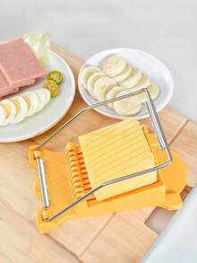 1件装，食物切片器，切蛋器，多功能午餐肉切割器，切蛋器，可切10片水果、洋葱、软食、烤肉腿、午餐肉，厨房工具 - 彩色 - 查看 6